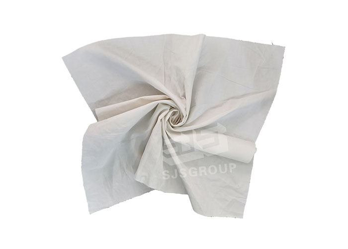 White Bed Sheet Rags-White Sheeting Cotton Rags (Standard Size)